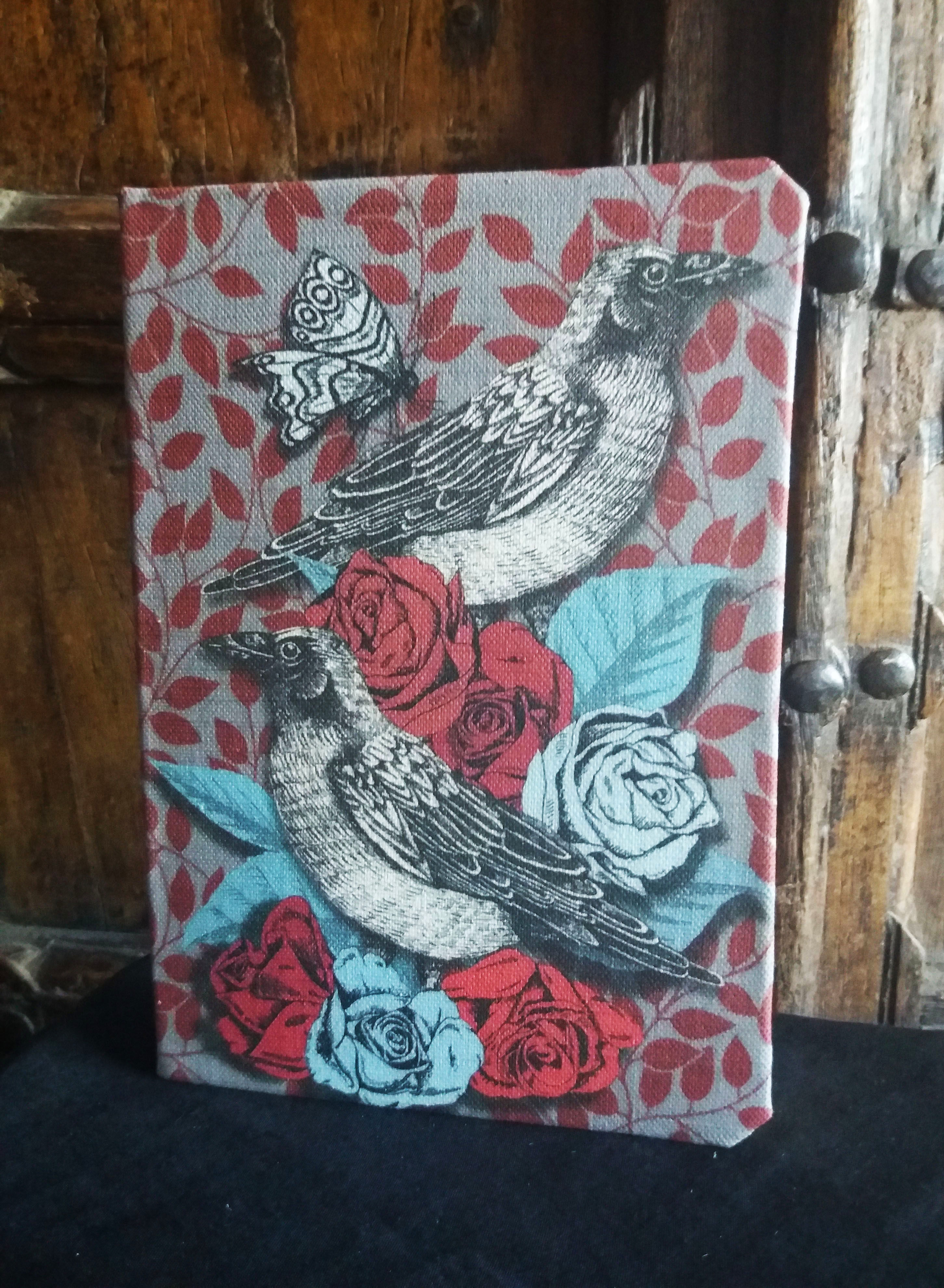 A5 notebook - Raven - in Red