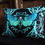 Thumbnail: Ghost moth Cushion -  turquoise or blue