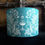 Thumbnail: 40cm (16") Lightshade - 'Peacock Chalice' powder blue