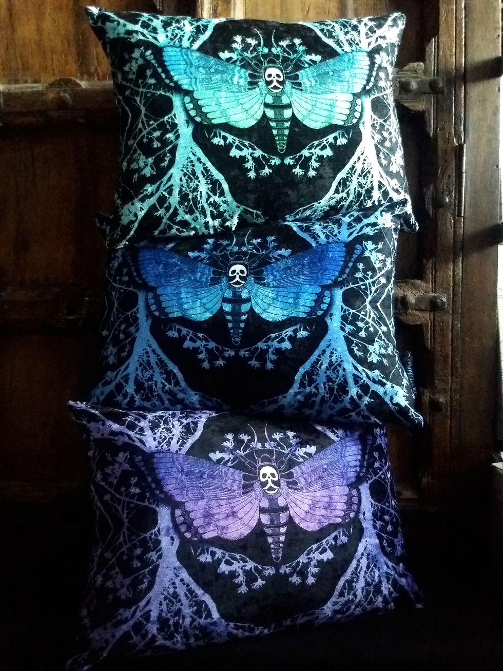 Thumbnail: Ghost moth Cushion -  pink