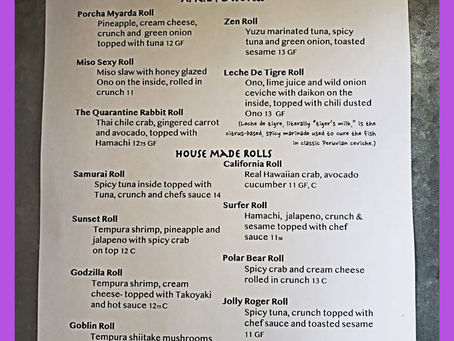 Sushi Sunday, April 2020