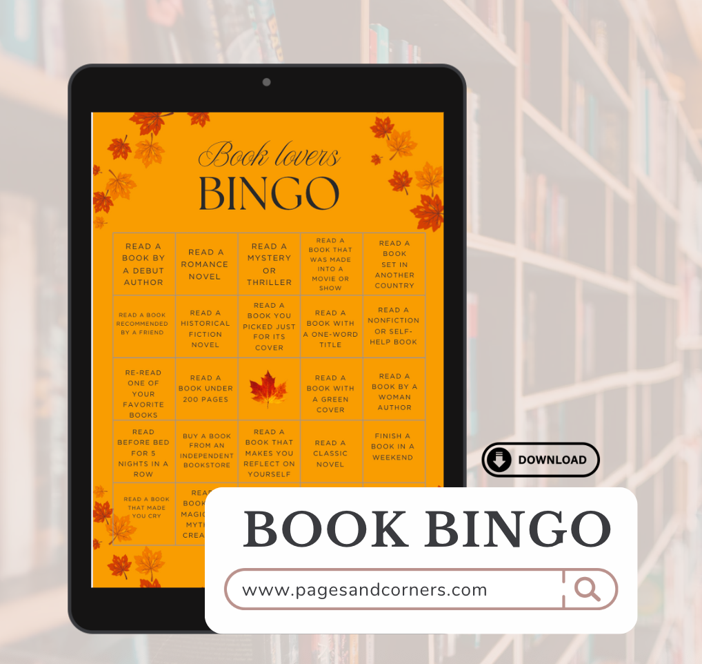 📚 Printable Book Lover’s Bingo | Reading Challenge Game | Book Club Activity |