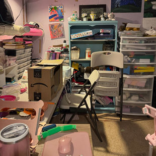"Thriving in the Chaos: A Creative Mind’s Messy Home"