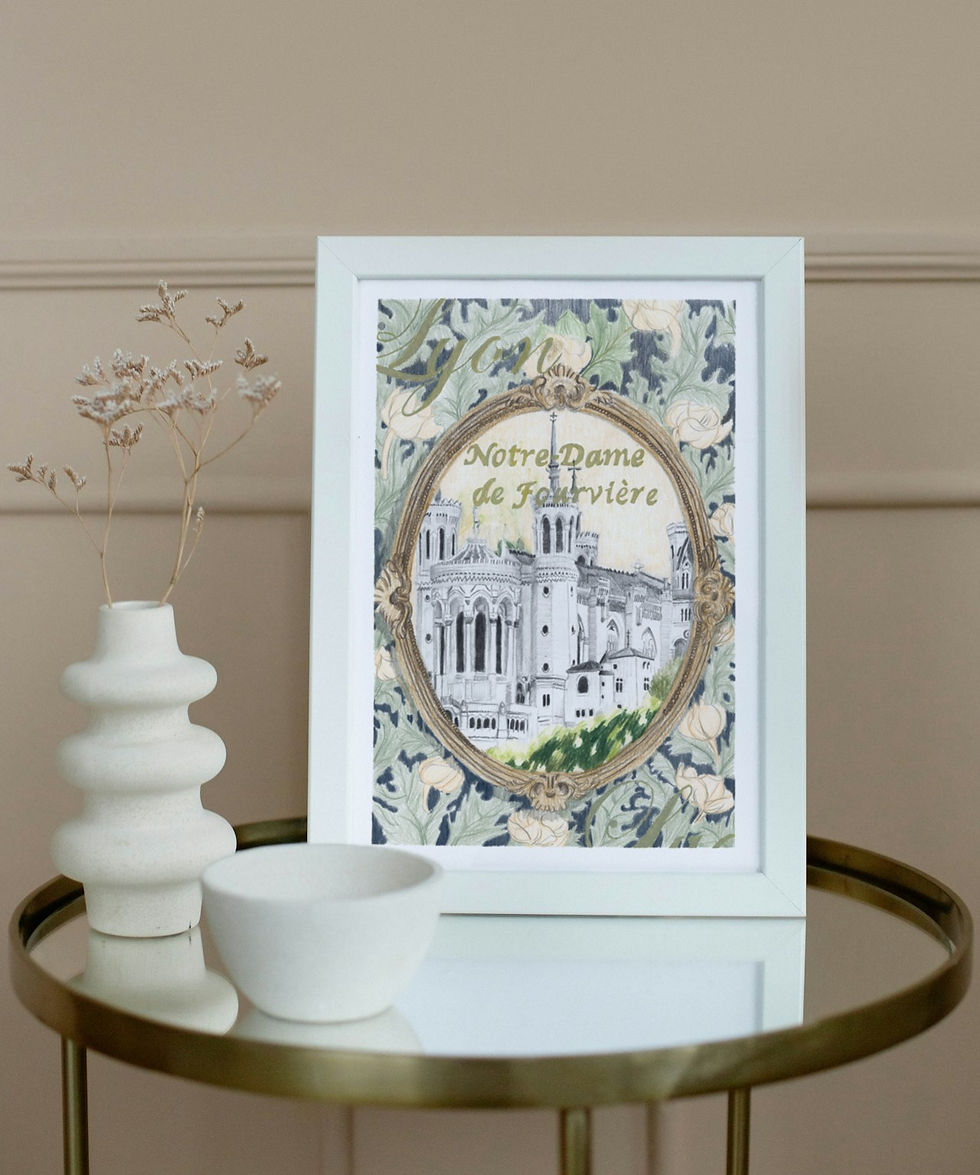 Miniature : Nôtre Dame de Fo, tirage à encres pigmentaires sur papier A4 (21x29) 30,00 €Prix
