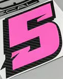 Thumbnail: Startnummern Pink 0-9