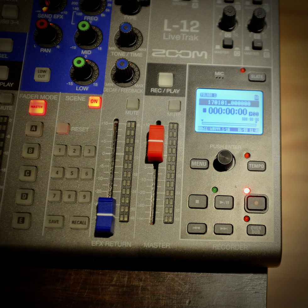 Zoom Livetrak L-12 Record Function