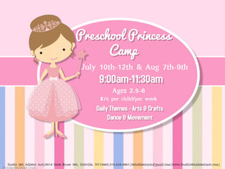 Preschool Princess Camp