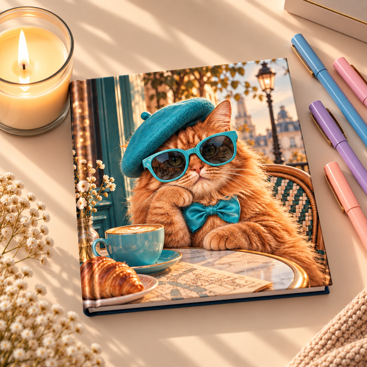 Sketchbook Miau em Paris