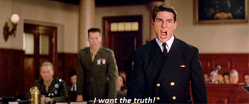 i want the truth.gif