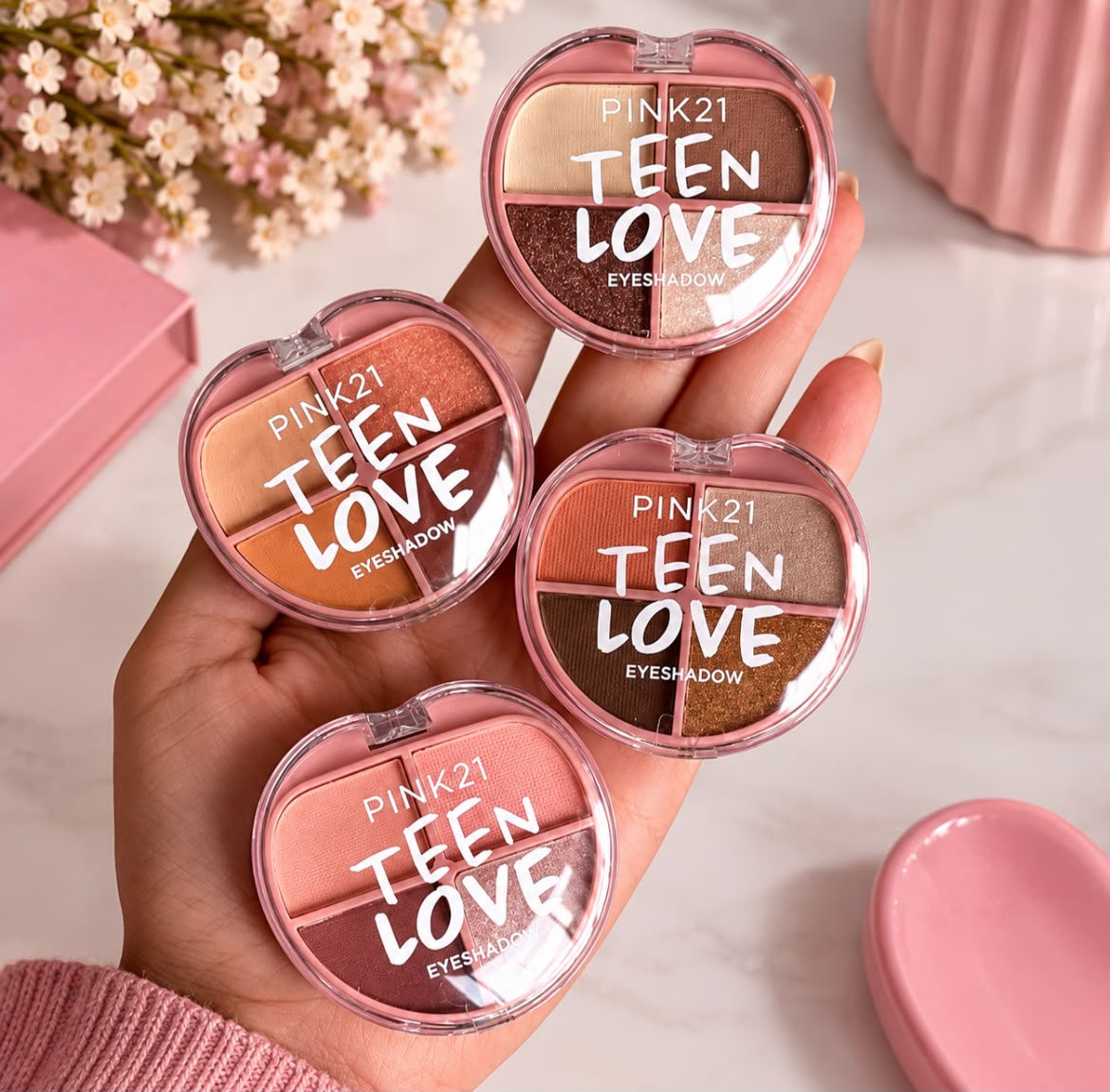 Paleta de Sombras Teen Love - Pink 21