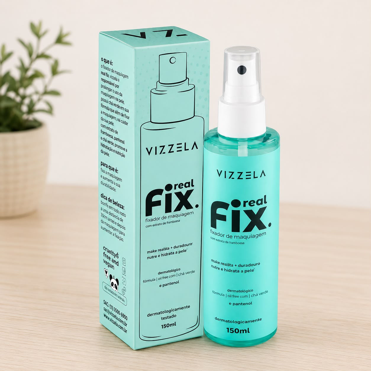 Fixador de Maquiagem Real Fix – Vizzela