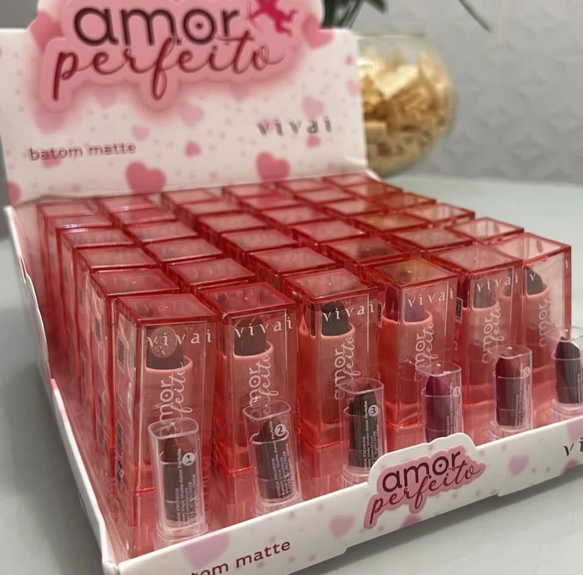 Batom Matte Amor Perfeito – Vivai