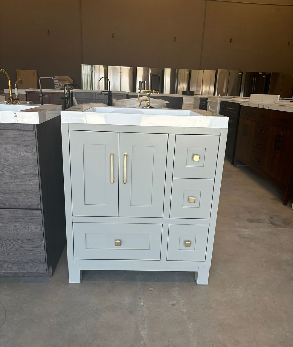 Thumbnail: Grey Bathroom Vanity
