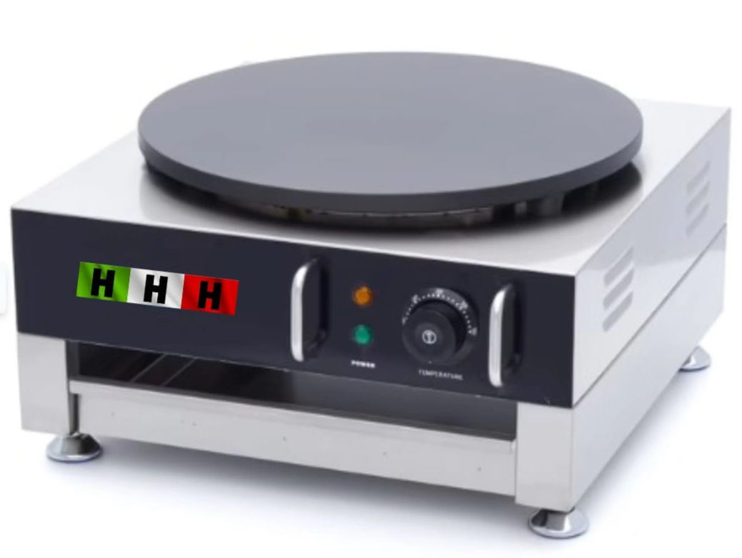 #macchinacrepes #crepiera Crepiera - Crepiera singola - 40 cm - con spalma pastella