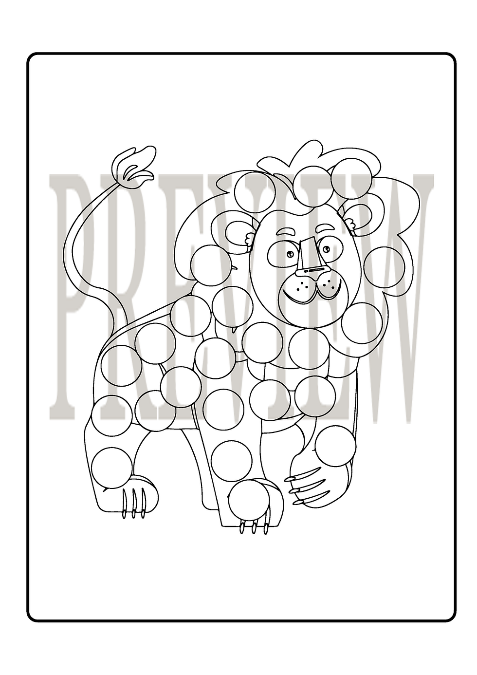 Thumbnail: ANIMAL DOT COLOURING