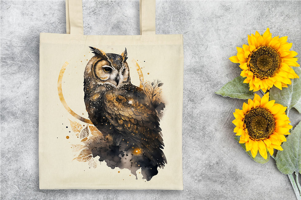 Thumbnail: CELSTIAL OWL MUG AND BAG