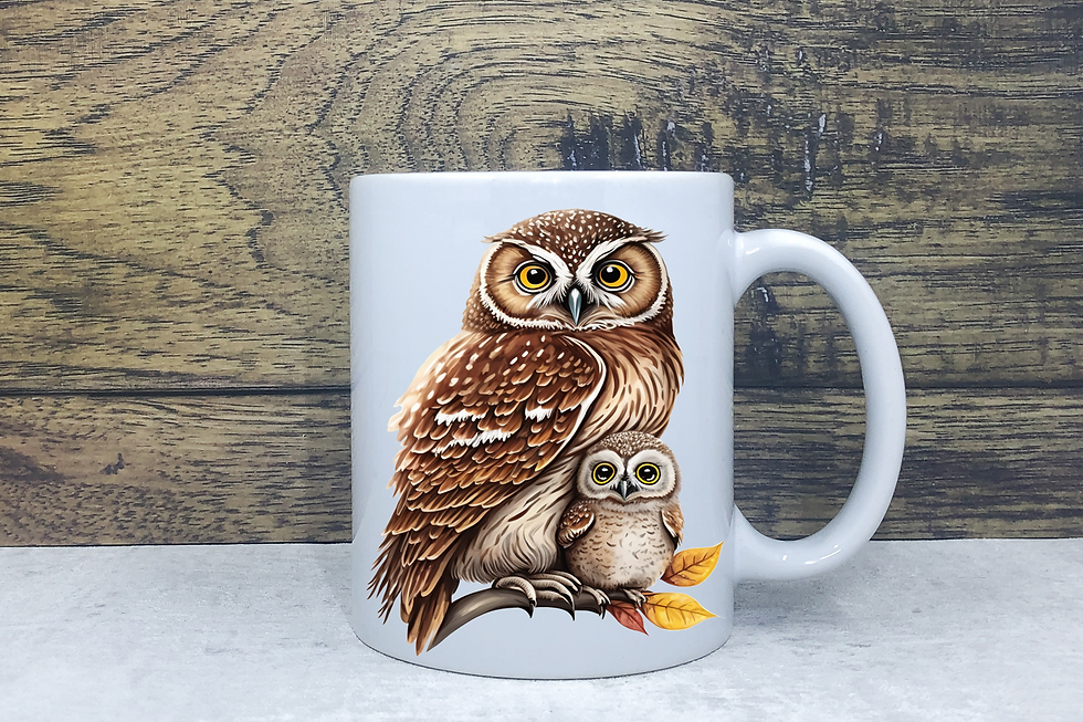 Thumbnail: MUM AND BABY OWLS