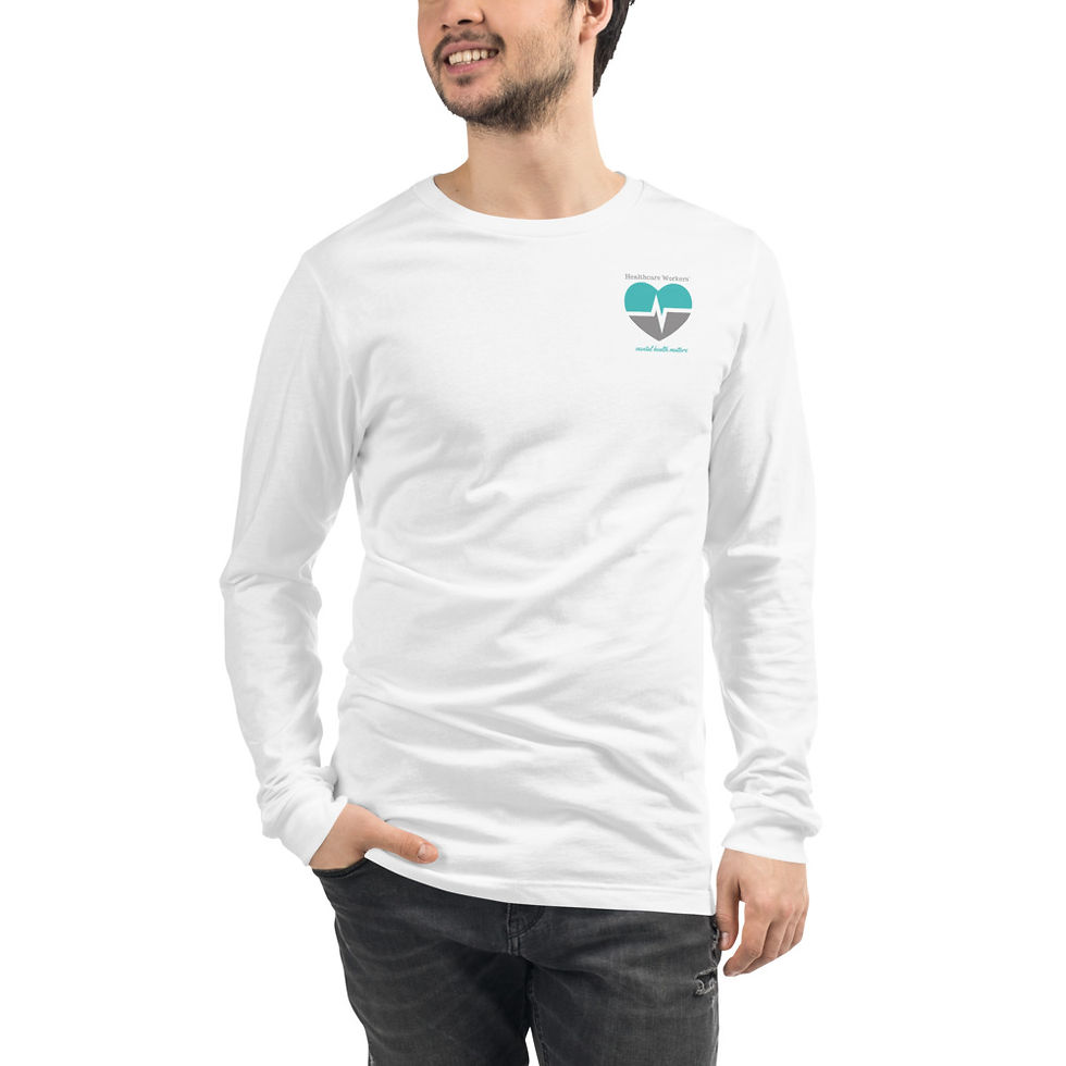 Thumbnail: Healthcare workers' double sided long sleeve tee
