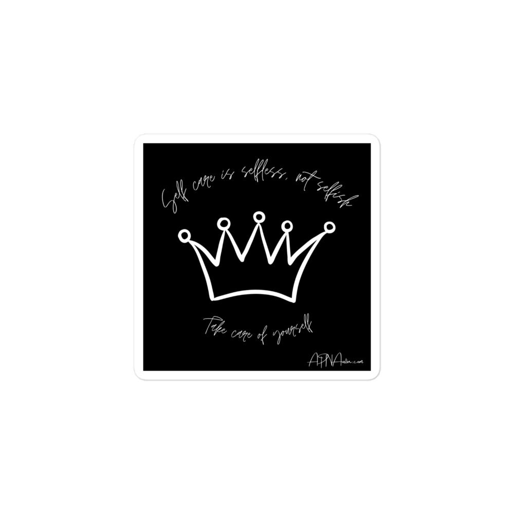 Self-care - 3X3 sticker