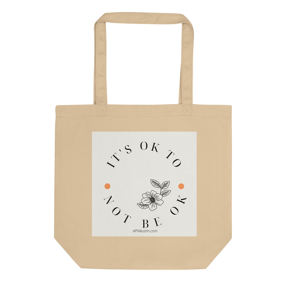 Thumbnail: It's OK to not be OK eco tote bag