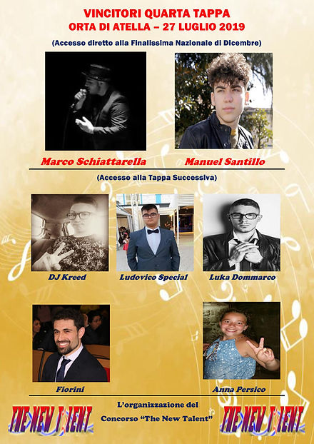 VINCITORI QUARTA TAPPA 27.07.2019 DA PUB