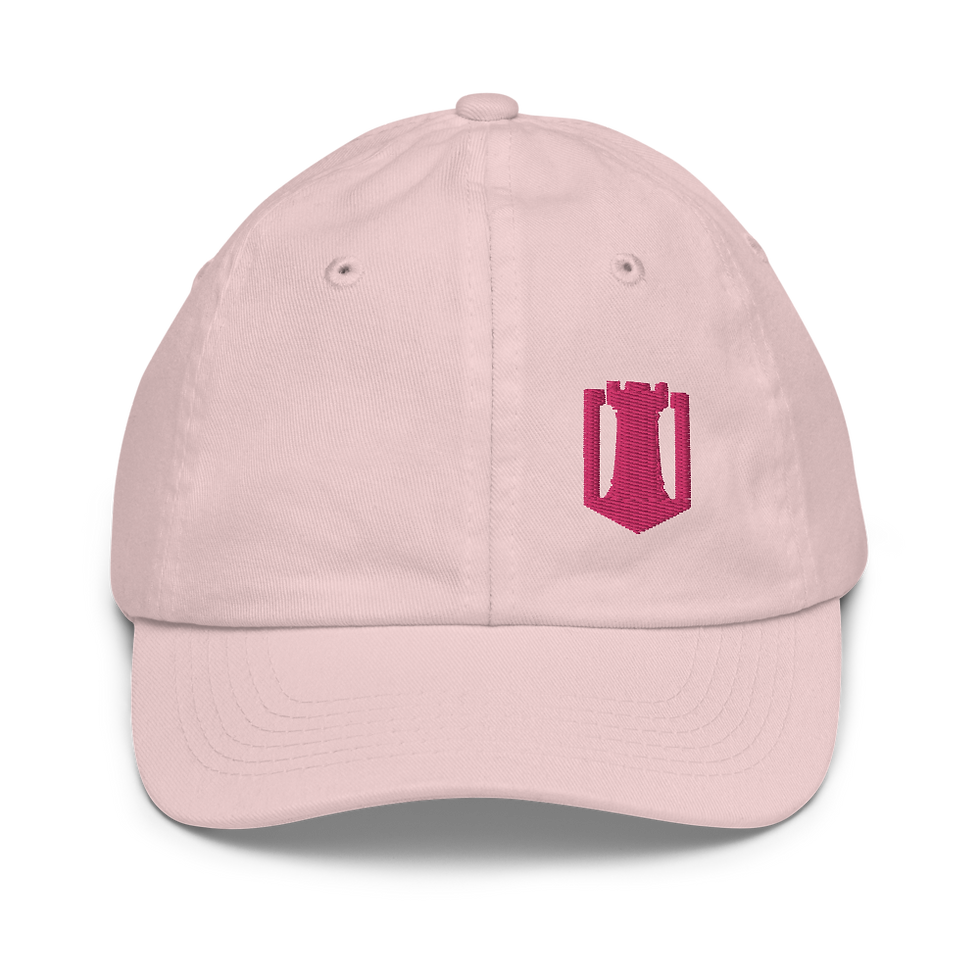 Thumbnail: Pink Logo Youth baseball cap