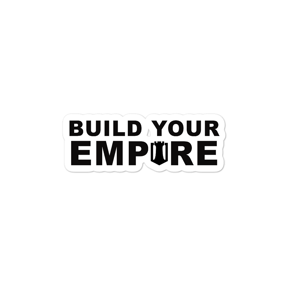 Thumbnail: Build Your Empire Vinyl Kiss-Cut Stickers