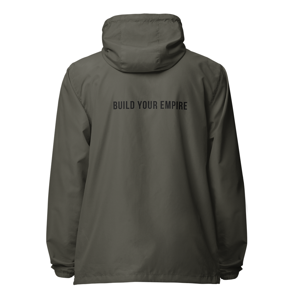 Thumbnail: Unisex Lightweight Zip Up Windbreaker/Double sided print