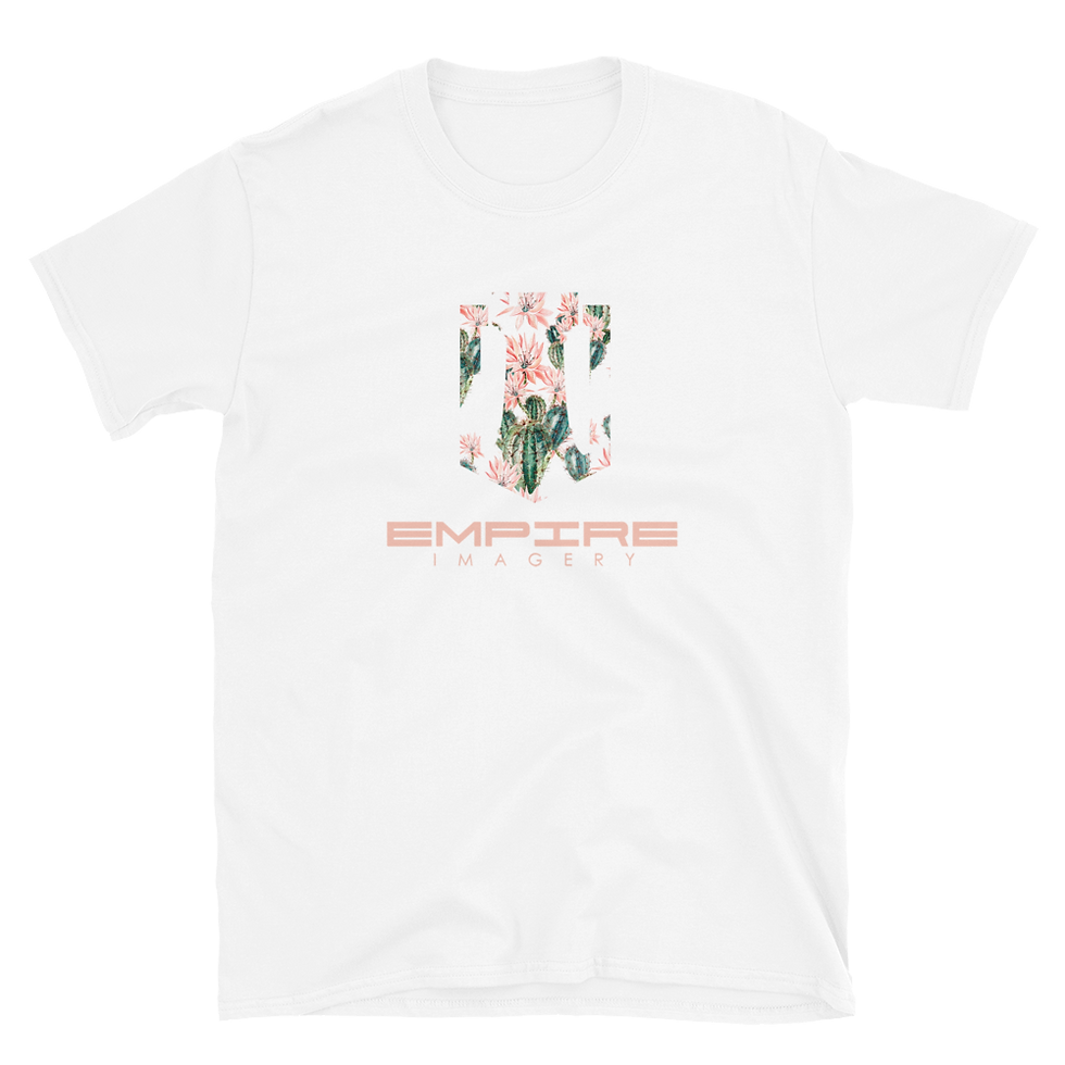 Thumbnail: Prickly Pear Watercolor Cactus Short-Sleeve Unisex T-Shirt