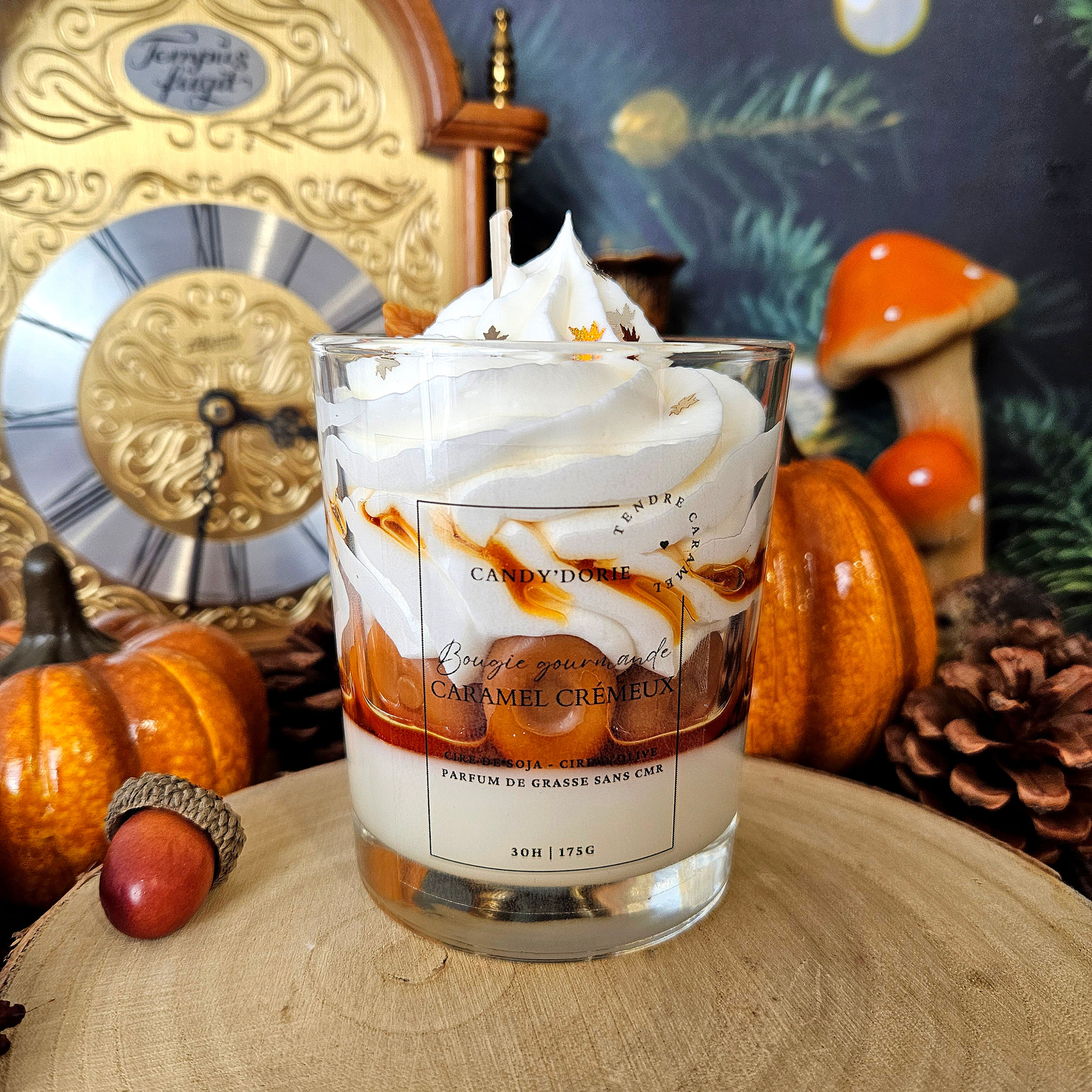 Bougie gourmande - Caramel crémeux