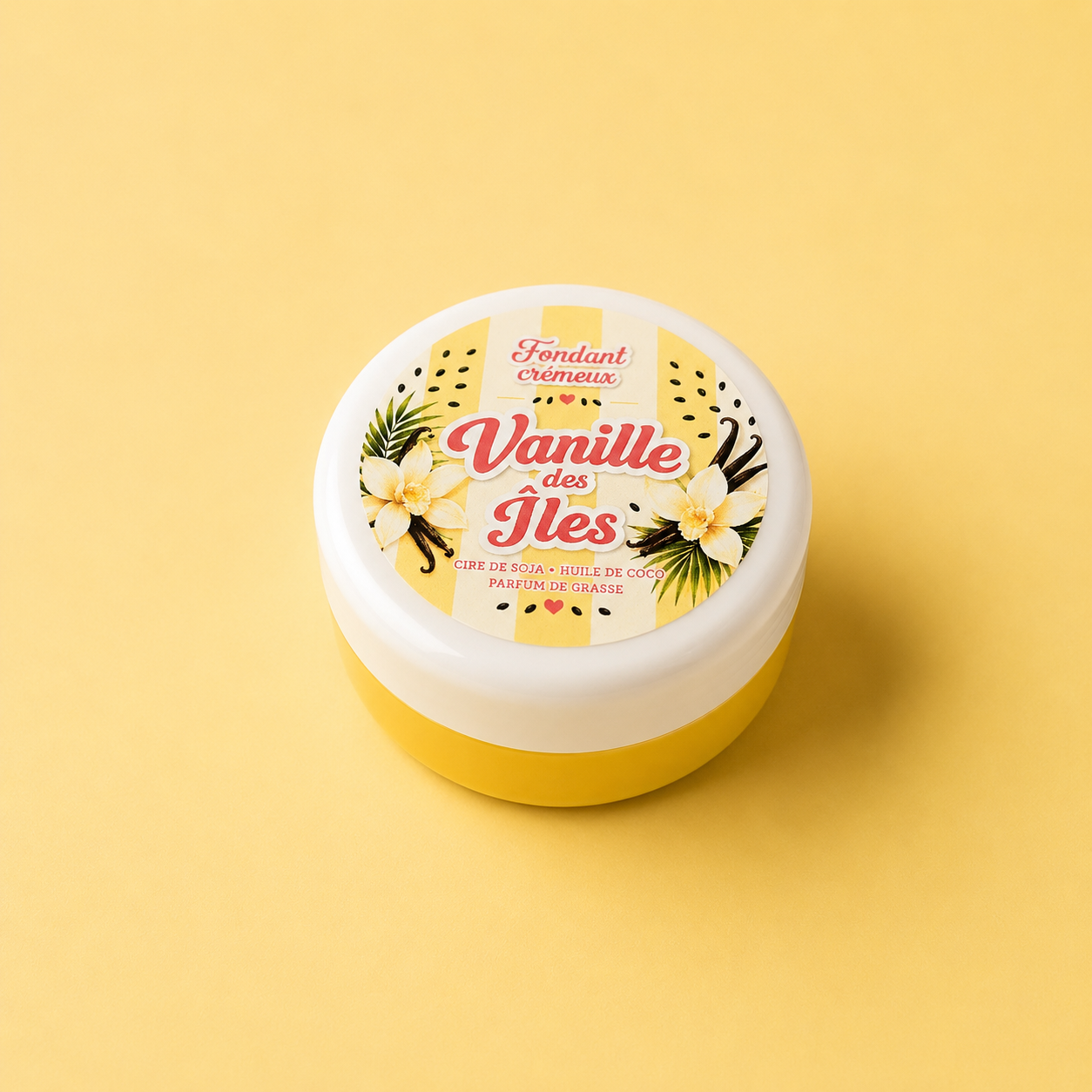 Fondant crémeux parfumé - Vanille des îles