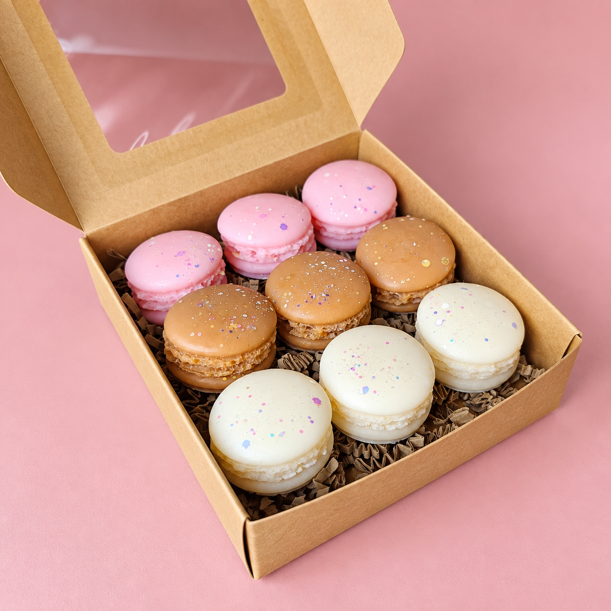 Coffret Fondants Macarons – Douceurs d'enfance
