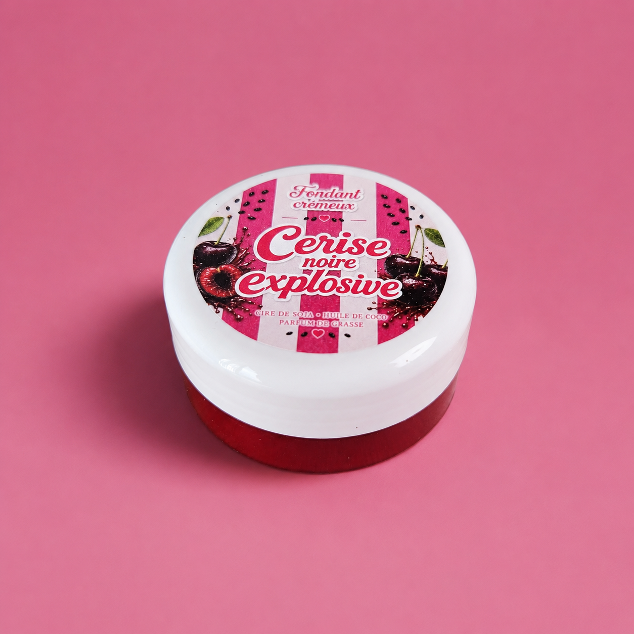 Fondant crémeux parfumé - Cerise noire explosive