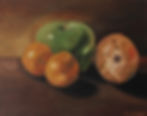 Tangerines Oil on Panel