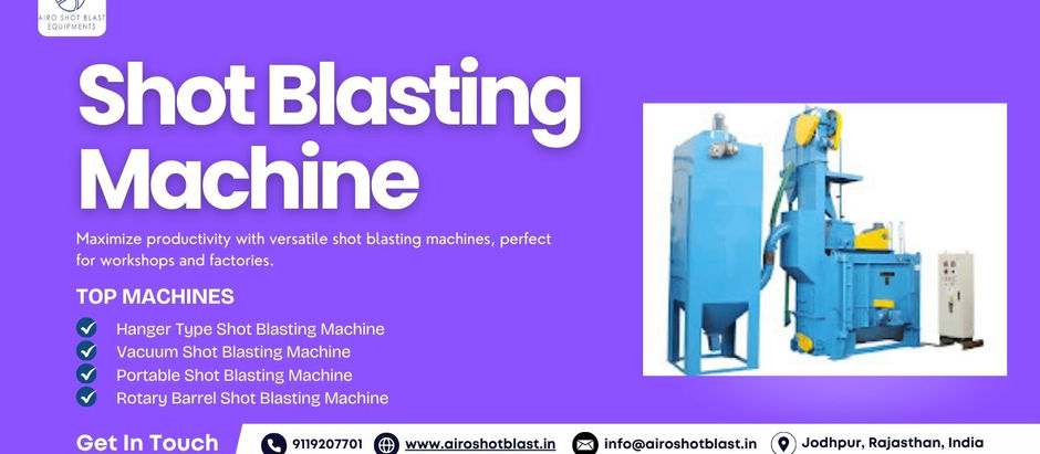 Table Type Shot Blasting Machine for Bulk Production Units