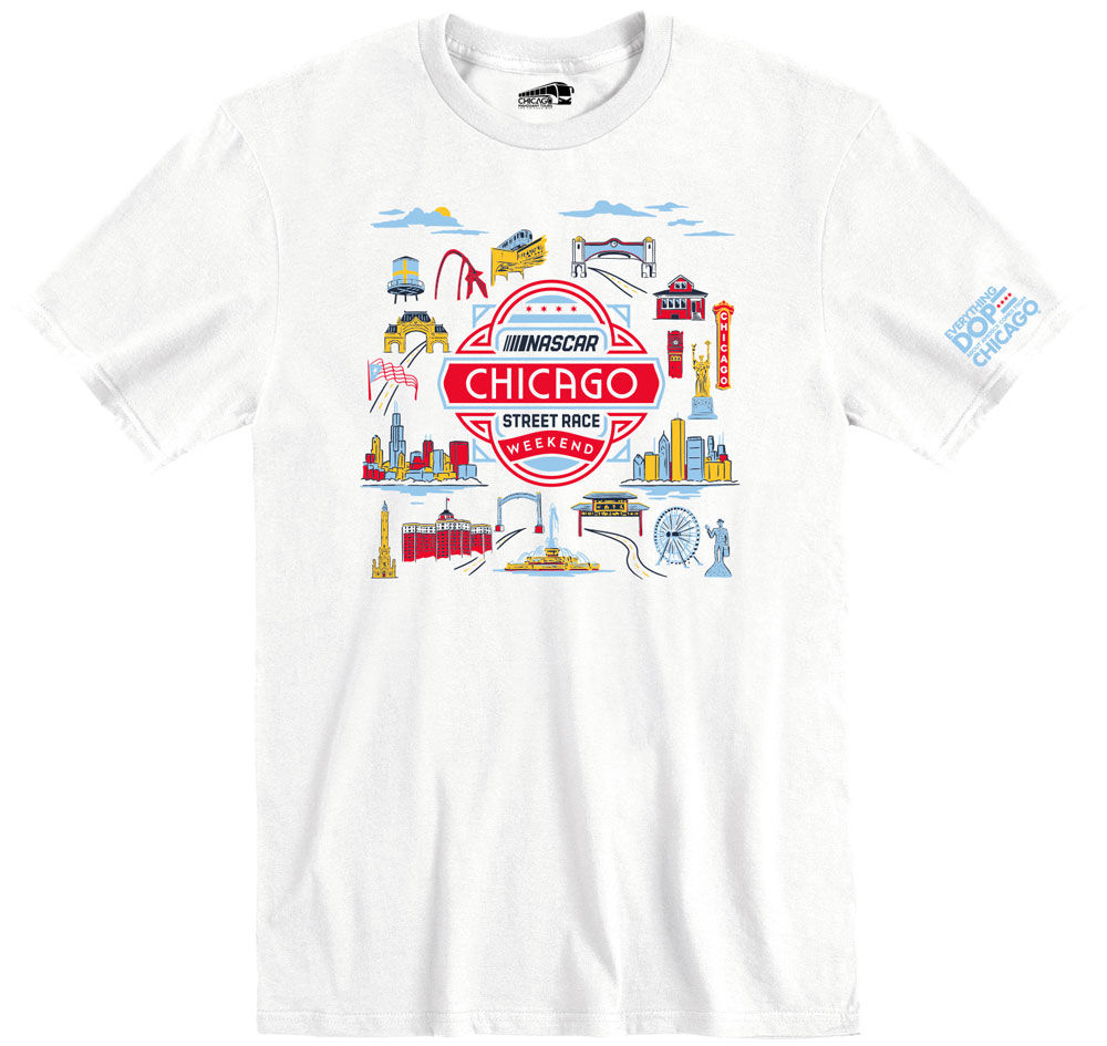 NASCAR Landmaks tee