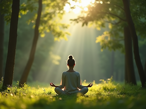 A-serene-person-meditating-in-a-lush-forest-with-soft-light-filtering-through-the-trees.pn