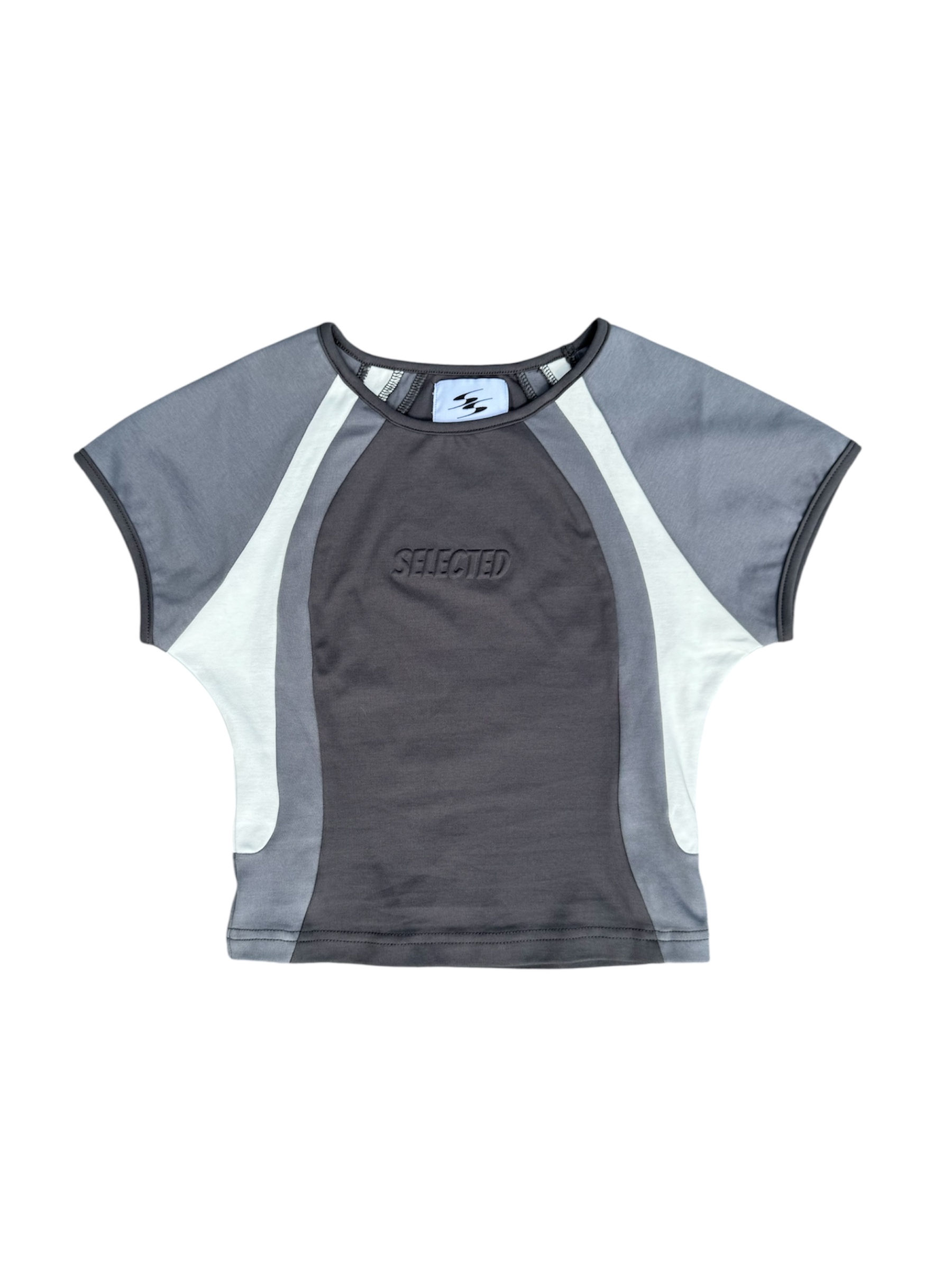 Charcoal Selected Baby Tee