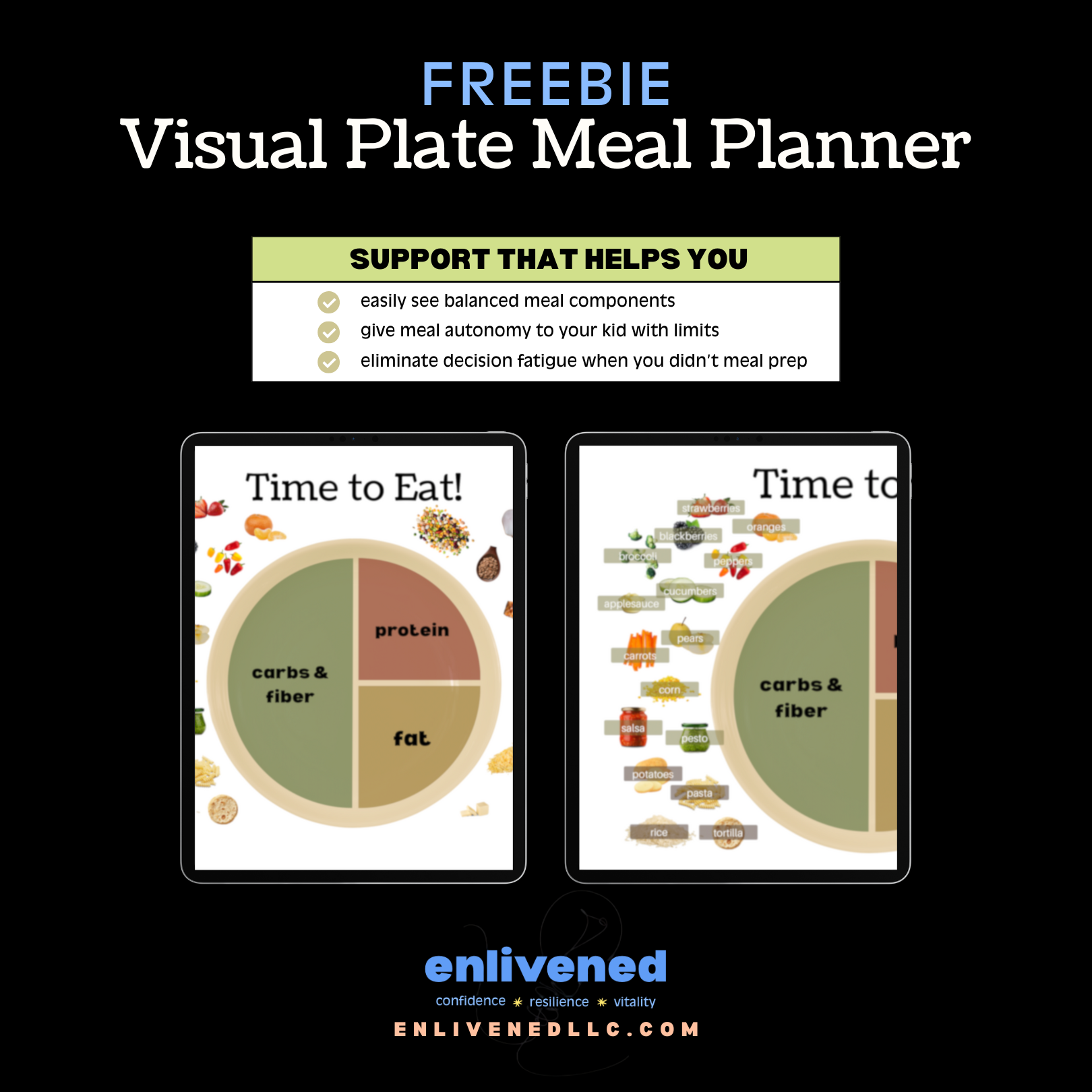 Balanced Meal Visual Planner