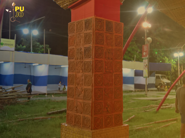 Terracotta Pillars at Maddox Square
