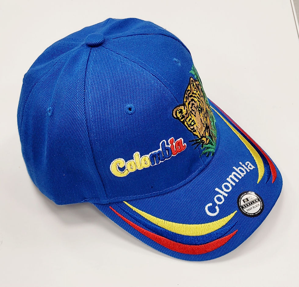 Miniatura: GORRA Tigre y Colombia bordado -  Snapback Cap Unisex - Em