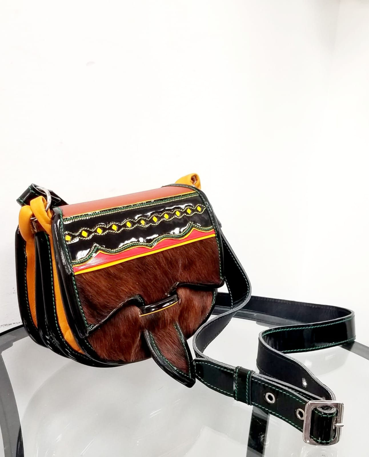 Carriel Colombiano Tradicional 100% Cuero - Unisex - Pequeño - Ref. CATP-001