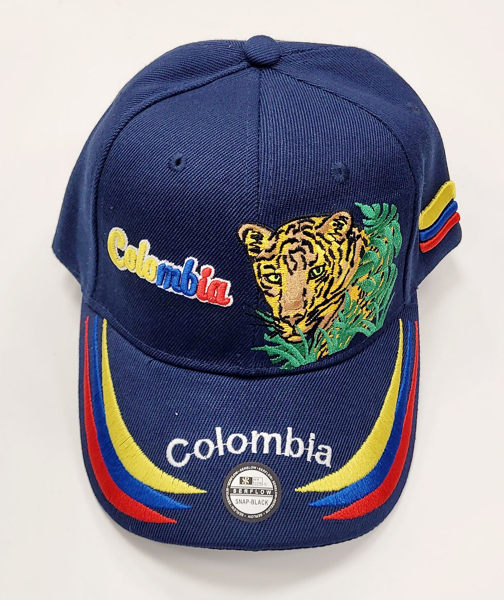 Miniatura: GORRA Tigre y Colombia bordado -  Snapback Cap Unisex - Em