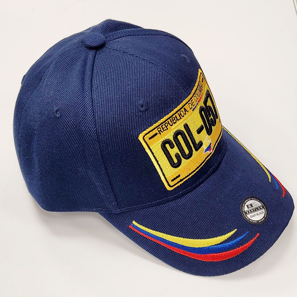 Miniatura: GORRA Placa Colombia COL057 bordado -  Snapback Cap Unisex - Em