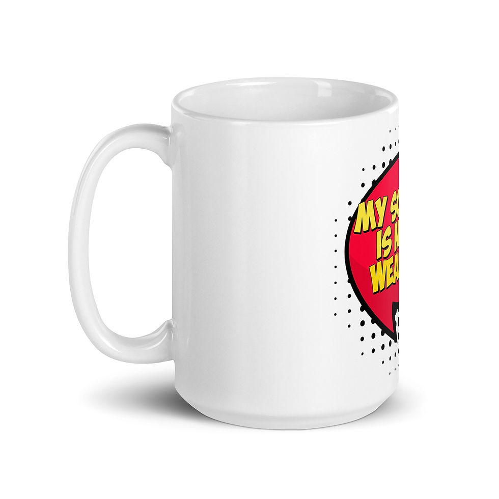 Thumbnail: "MSINMW" White glossy mug