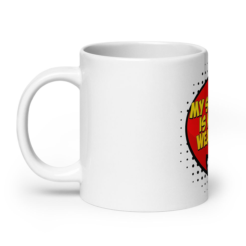 Thumbnail: "MSINMW" White glossy mug