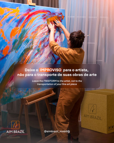 LEAVE THE FREEFORM TO THE ARTIST,NOT TO THE TRANSPORTATIONOF YOUR FINE ART PIECE.