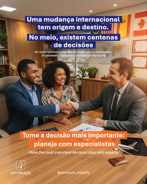 Uma mudança internacional tem origem e destino. No meio, existem centenas de decisões.