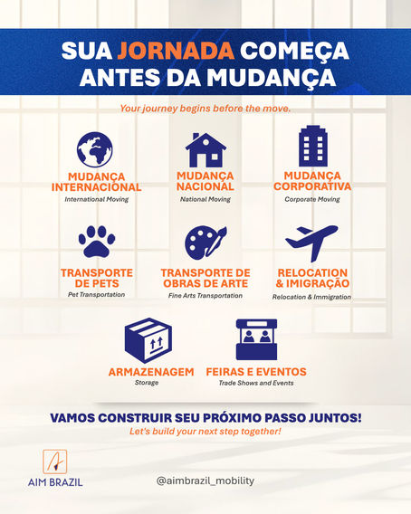 Sua Jornada Começa Antes da Mudança