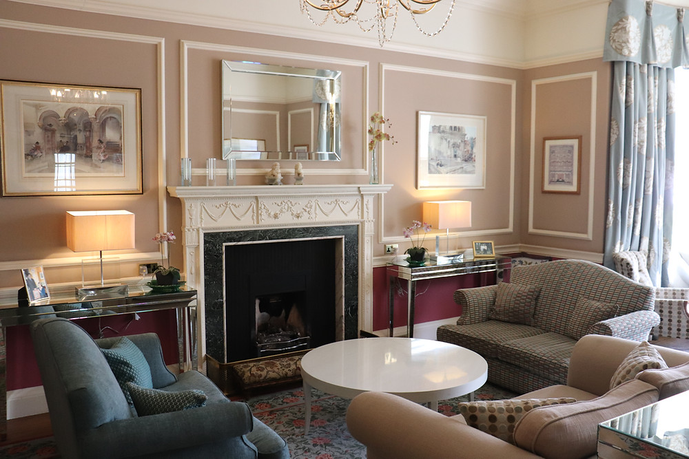 Seating area in the hotel lobby rufflets st andrews scotland